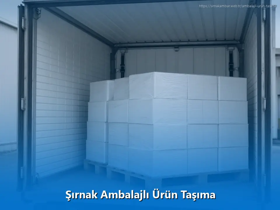 Şırnak Ambalajlı Ürün Taşıma